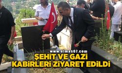 Şehit ve gazi kabirleri ziyaret edildi