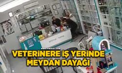 Veteriner hekime iş yerinde meydan dayağı