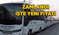 Özel halk otobüsleri ücretleri zamlandı