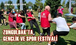 Zonguldak'ta Gençlik ve Spor Festivali yapıldı