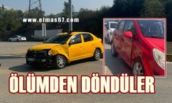 Ölümden döndüler: Araçlarda maddi hasar oluştu