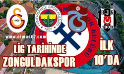 Zonguldakspor 65 yıllık lig tarihinde ilk 10’da