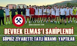 Elmas'ı Devrek Belediyespor sahiplendi: Başkan ve yönetimden "tatlı" ziyaret