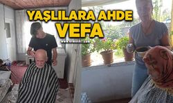 Gönüllü kuaförlerden yaşlılara ahde vefa