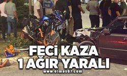 Feci kaza 1 ağır yaralı!