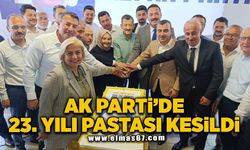 Ak Parti'de 23. Yılı pastası kesildi!