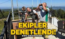 Ekipler denetlendi