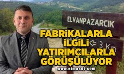 "Fabrikalarla ilgili yatırımcılarla görüşülüyor"