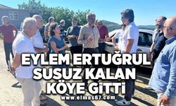 Milletvekili Ertuğrul, susuz kalan köyü ziyaret etti