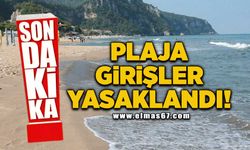 Plaja girişler yasaklandı!