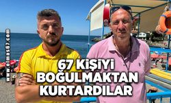 Cankurtaranlar, 67 kişiyi boğulmaktan kurtardı