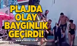 Plajda olay baygınlık geçirdi!