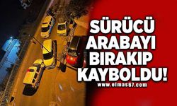 Sürücü Arabayı Bırakıp Kayboldu!