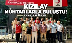 Kızılay muhtarlarla buluştu