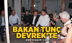 Bakan Tunç Devrek'te