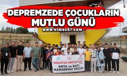 Depremzede çocukların mutlu günü!