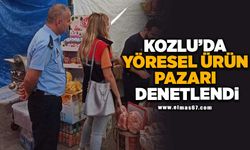 Kozlu'da yöresel ürün pazarı denetlendi