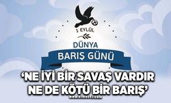 Zonguldak Demokrasi Platformu, 1 Eylül Dünya Barış Günü’nü kutladı