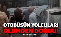 Site'de otobüsünde yolcular ölümden döndü!