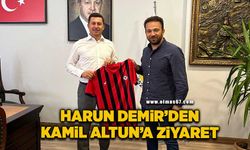 Harun Demir ve yönetimi, Kamil Altun’u ziyaret etti