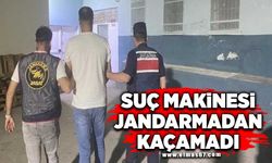 Suç makinesi jandarmadan kaçamadı