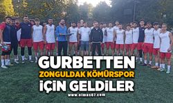 Gurbetten Zonguldak Kömürpor için geldiler