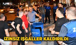 Sahilde, izinsiz işgaller kaldırıldı