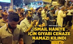 Zonguldak'ta Haniye için gıyabi cenaze namazı kılındı