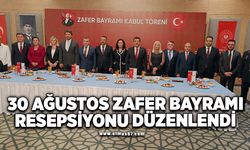 30 Ağustos Zafer Bayramı Resepsiyonu Düzenlendi