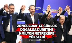 Zonguldak'ta günlük doğalgaz üretimi 6 milyon metreküpe yükseldi