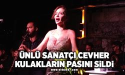 Ünlü sanatçı Cevher,Pera Performance Hall'de kulakların pasını sildi