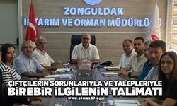 Çiftçilerin sorunları ve  talepleriyle birebir ilgilenin talimatı!