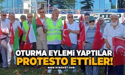 Oturma eylemi yaptılar! Protesto ettiler