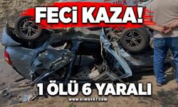 Feci kaza! 1 ölü 6 yaralı