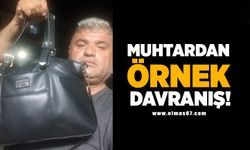 Muhtardan örnek davranış!