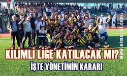 Kilimli Belediyespor lige katılacak mı? İşte resmi açıklama!