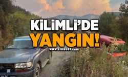 Kilimli'de yangın!