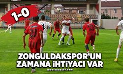 Zonguldakspor'un zamana ihtiyacı var 1-0