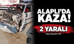 Alaplı'da kaza! 2 yaralı