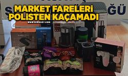 Zincir market fareleri polisten kaçamadı