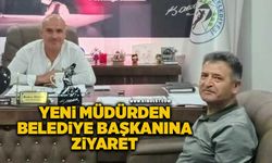 İlkokul müdüründen belediye başkanına ziyaret