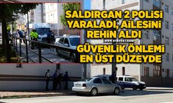 Silahlı saldırgan dehşet saçtı: 2 polisi yaraladı, ailesini rehin aldı