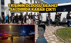 1 kişinin öldüğü 4 iş yerine silahla saldıran 12 şüpheli hakkında karar çıktı