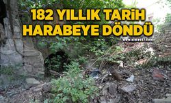 182 yıllık tarihi hamam harabeye döndü