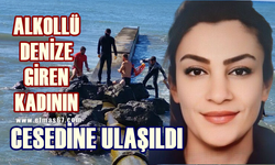 Alkol alıp denize giren kadının cesedine ulaşıldı!