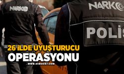 26 ilde uyuşturucu operasyonu!