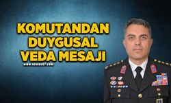 Tayini çıkan komutandan duygusal veda mesajı