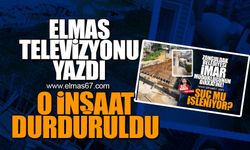 ELMAS TELEVİZYONU YAZDI O İNŞAAT MÜHÜRLENDİ!