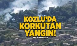 Kozlu'da Korkutan Yangın!