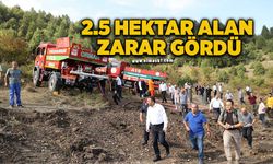 Devrek’te 2.5 hektar alan zarar gördü